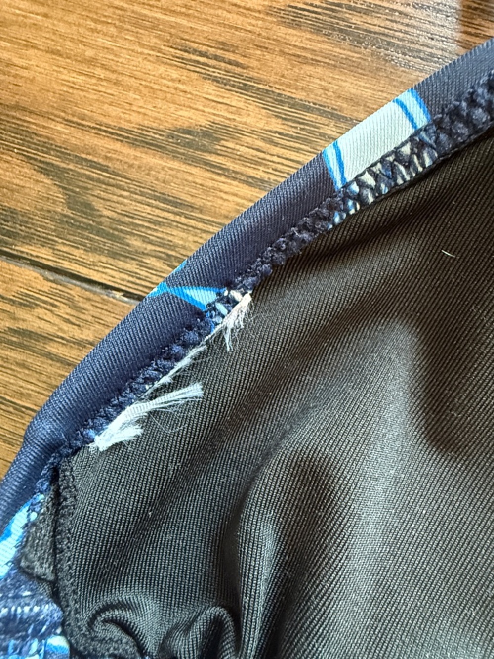 J. Crew Navy Blue Floral String Bikini - Picture 4 of 4